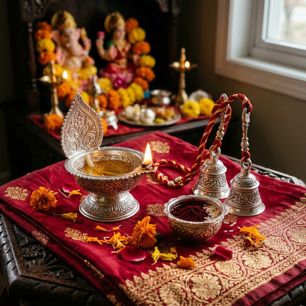 Silver Pooja Artifacts